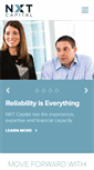 Mobile Screenshot of nxtcapital.com